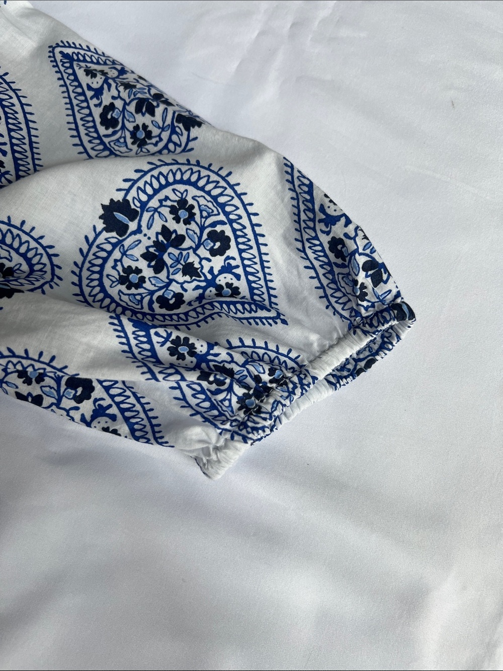 J Crew Women's Blue/White Cotton Tunic Dress Sz XS Boho Summer Beach Resort - Picture 12 of 13
